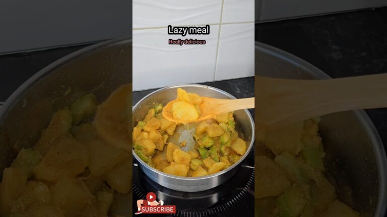 ✨ Quick & easy potato and zucchini stew recipe 🍠🥒! Perfect for busy days#easyrecipe #quickmeals