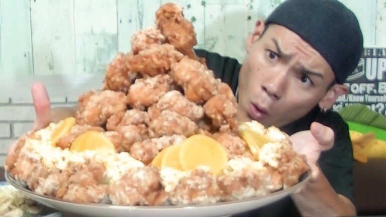 【大食い】特大から揚げ丼 総重量約6.5kg(から揚げ丼5.0kg＋つみれ汁1.5kg)