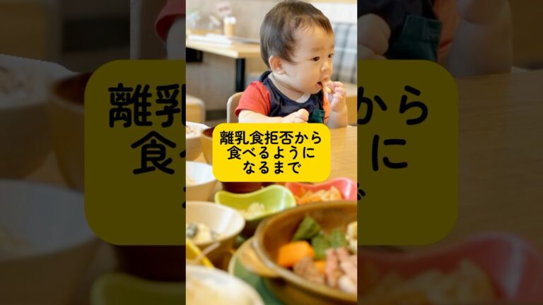 食べない息子が食べるようになるまで #離乳食 #baby  #shorts #shortvideo