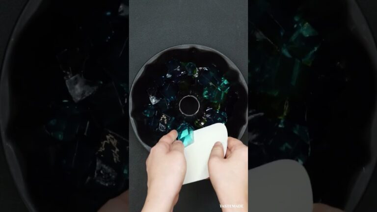 【七夕スイーツ】ステンドグラスゼリーケーキ💫 #shorts