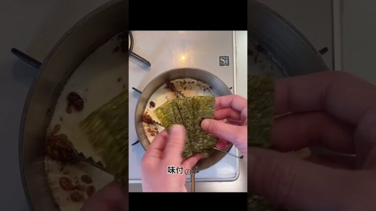 納豆のクリームパスタは意外と美味しい#Shorts