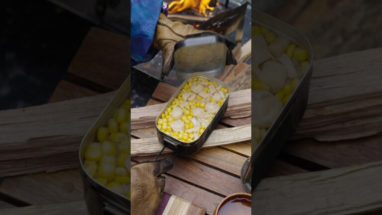 ホタテとコーンのバター炊き込みご飯（レシピは説明欄に記載）