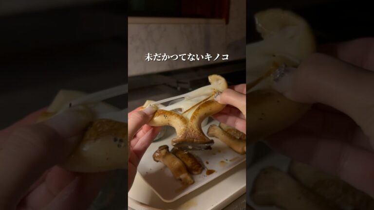 未だかつてないキノコ🍄#美肌レシピ #きのこ #エリンギ #おつまみ