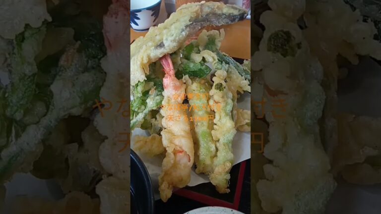 #やなば亭#会津 #会津美里町 #蕎麦屋 #天ざる #ランチ #グルメ #蕎麦