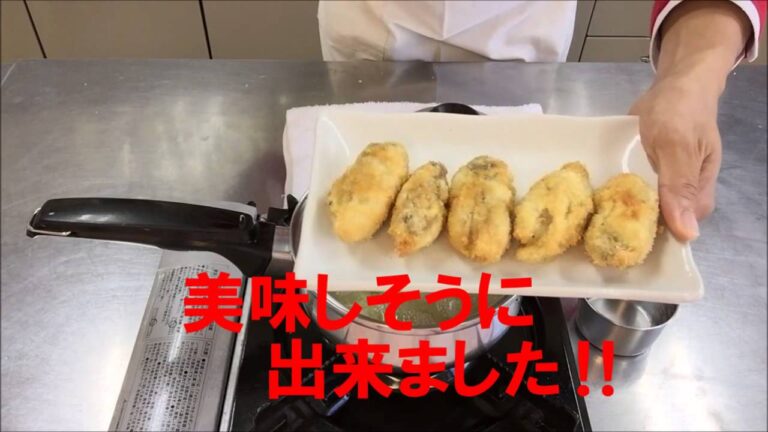 カキフライ(衣が薄くてもハネない揚げ方）　＃047