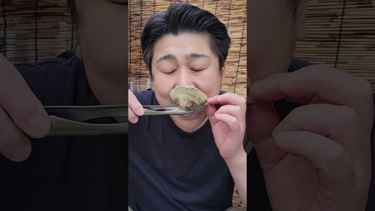 【最高のつまみ】最高のハマグリ焼き！#shorts #seafood #食テロ #asmr #ハマグリ
