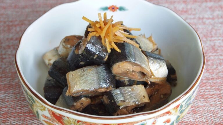 副菜　常備菜【秋刀魚の生姜煮】の作り方
