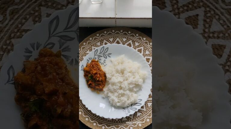 Quick and easy mushroom curry
