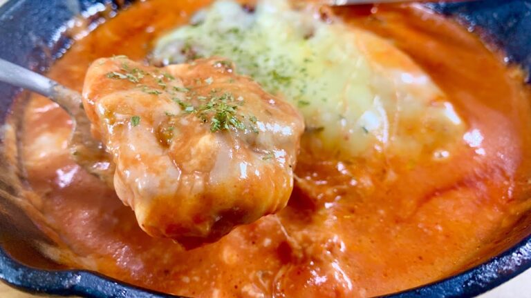 絶品トマトチーズカレーチキン🍅🧀🍛🐓