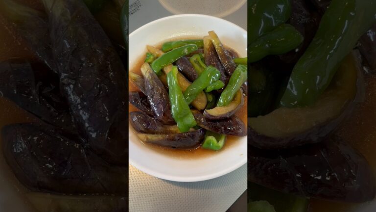 ナスとピーマンの煮浸し【簡単おつまみ】 #shorts #cook’n fun kitchen