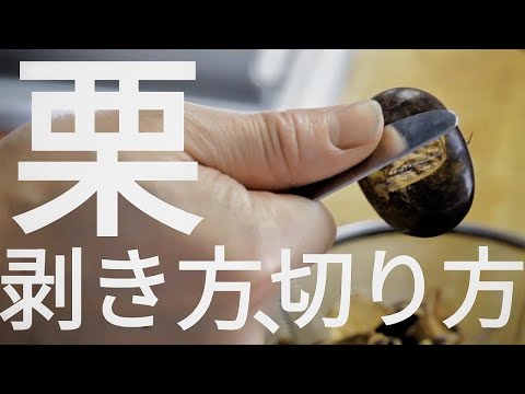 栗の剥き方と切り方｜鬼皮・渋皮のむき方と煮崩れしにくい下ごしらえ