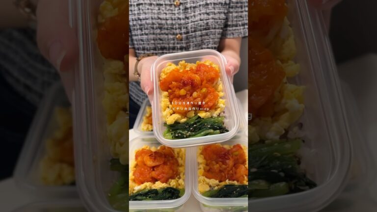 🌼5日分作り置き エビチリ弁当