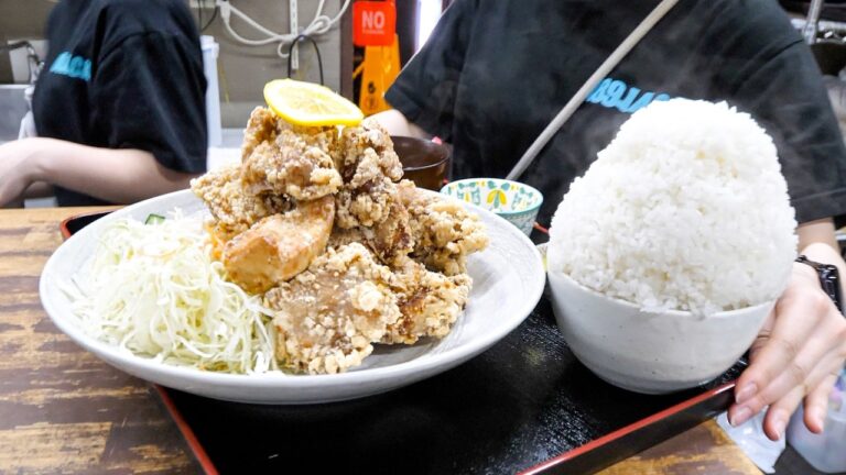 胃袋限界突破！大食いアニキの息の根を止めるマンガ盛りライスと大盛り唐揚げを出すギャル食堂丨愛知岐阜デカ盛り唐揚げ食堂3選
