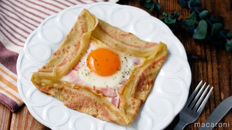 【そば粉のガレット】おうちで簡単🙌おしゃれな朝食にぴったり！｜macaroni（マカロニ）