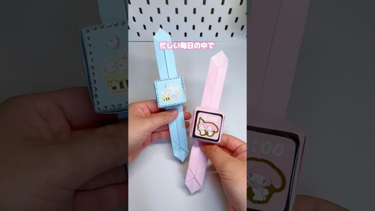 折り紙でApple Watch！？😳#折り紙#origami#時計#applewatch