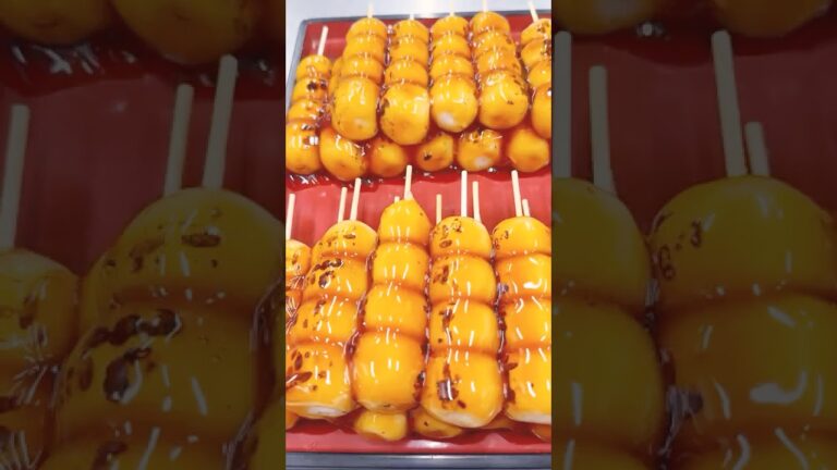 1本60円の絶品みたらし団子！無添加・手作りで1日1000本のお団子を仕込む職人の技【だんごの美好 小平店】 #japanesefood