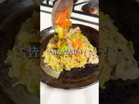 刻んで炒めるだけの簡単あんかけ焼きそば😚