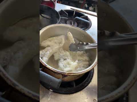 焼き鳥屋のつくねの仕込み　#shorts