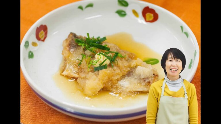 あじのおろし煮（管理栄養士　みさ子のヘルシーレシピ）
