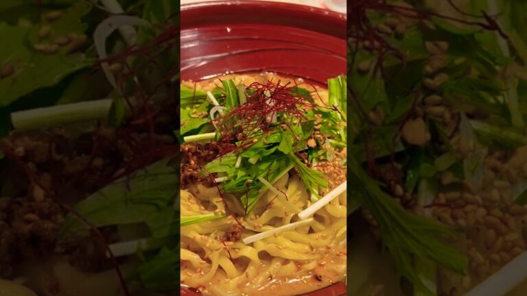 汁なし担々麺 金蠍（きんかつ） 東京タワー店でゆっくり夕食 #東京タワー #東京タワーグルメ #汁なし担々麺