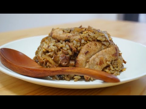 No.176 豚の生姜焼きチャーハン！！びっくりするくらい激ウマ炒飯！！
