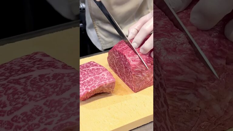 肉汁あふれる黒毛和牛100％ハンバーグ＆内ももステーキ！「矢澤コンボ」の調理に密着【ミート矢澤】 #japanesefood