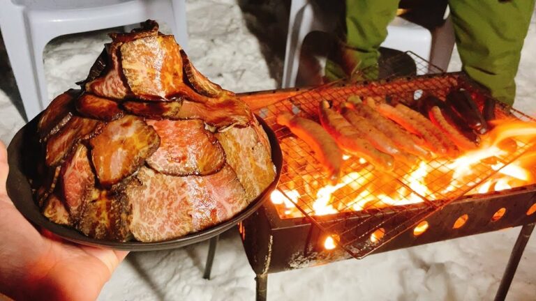 霜降り和牛ローストビーフで塔を建ててみました。