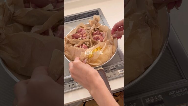 フライパンで同時に２品🍳爆速夜ごはん🍚#shorts