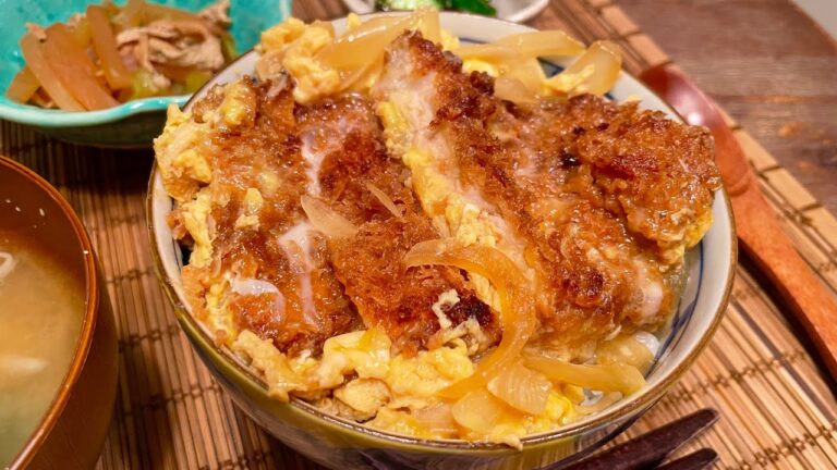【惣菜のとんかつで本格的】簡単にカツ丼を！惣菜だから楽チンだけど手間かかってます！風で彼の胃袋をわしづかみw