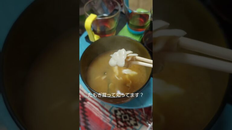 たもぎ茸のスープ