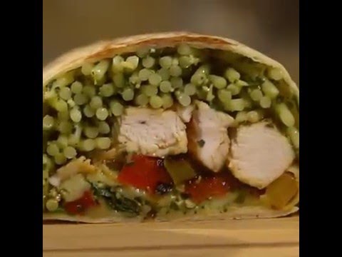 Food Envy - Pesto Chicken Spaghetti Burrito | レシピ - 珍味毎日 | レシピ - 珍味毎日