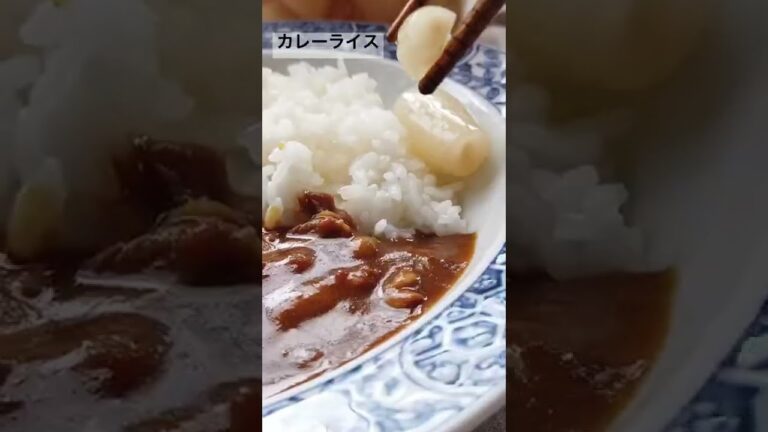 1月22日はカレーの日／カレーライスの作り方・レシピ／ばあちゃんの料理教室 #shorts
