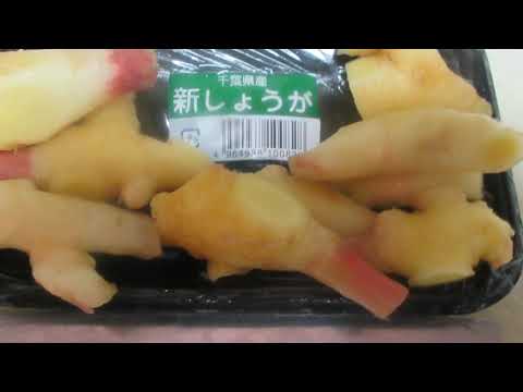 新生姜の甘酢漬け＆野菜ヤキソバ