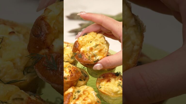 Mini-Frittatas 🥚✨ #EinfachTasty #MiniFrittatas #LowCarbSnack #MealPrepIdeen #ProteinSnack
