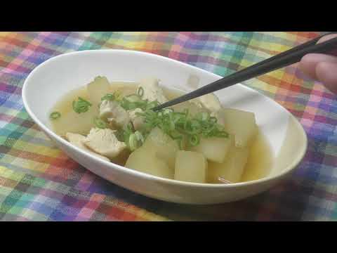冬瓜と鶏ささみの簡単煮