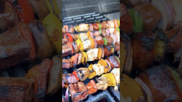 Epic Skewers: Steam, Chicken & Veggie Kebabs done right #recipe #cooking #steakkebabs #chickenskewer