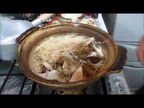 和風だし洋風割り下キノコすき焼き