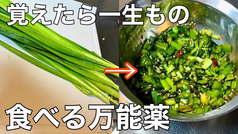 一生おかずに困らない栄養満点‼️「万能ニラだれ」の作り方