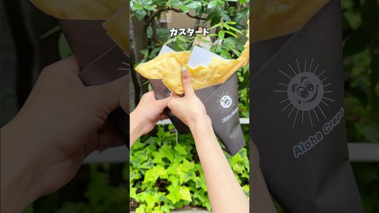 アロハクレープのおすすめ【カスタード】クレープ✨