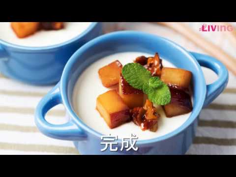さつまいものキャラメルプリン風