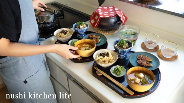 # 121 体が喜ぶ和食ランチと焼きたてパン, おうち時間が楽しい秋【暮らしと食のvlog】: Autumn Kitchen Scenes