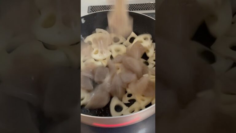 れんこんにゃくの炒め煮#cooking #料理 #れんこん
