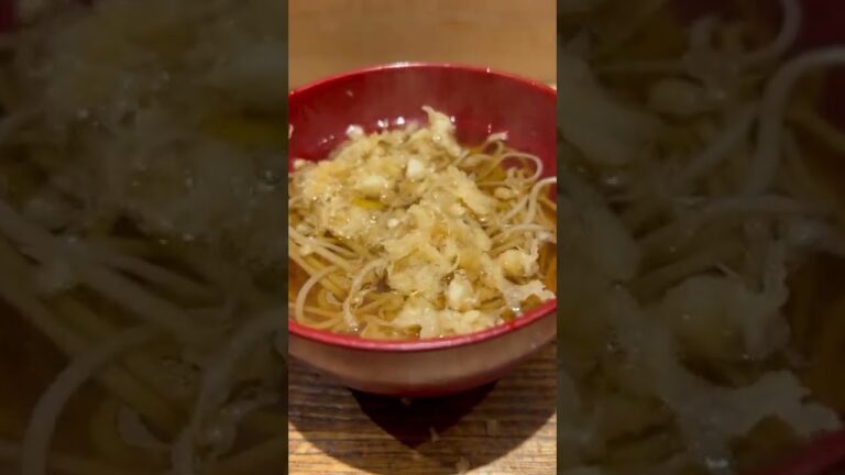 ★ 天ぷら食って蕎麦で〆る天ぷら屋