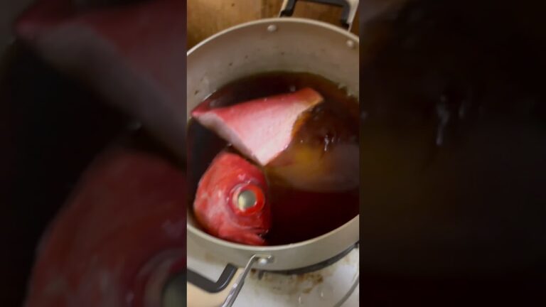 金目鯛の煮付け　1