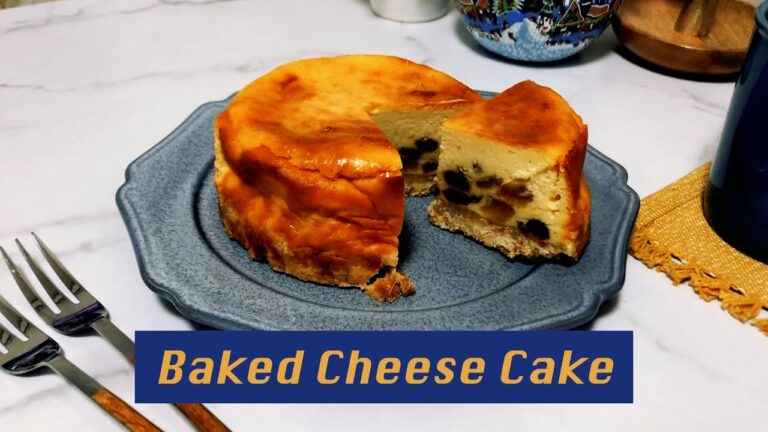 【洋酒漬けドライフルーツ】ベイクドチーズケーキをつくる日