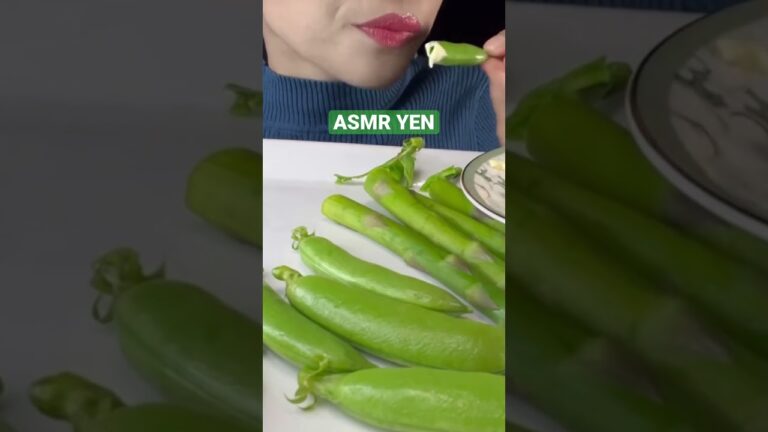 スナップえんどうを食べる#shorts#asmr#咀嚼音#asmryen#eatingsounds