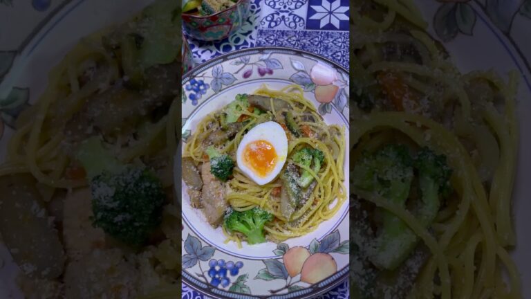 絶賛された野菜パスタ