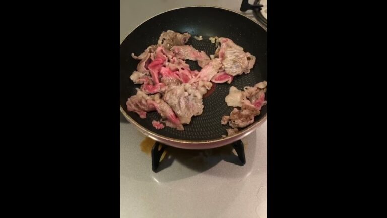 牛肉とモヤシを炒めるだけ(高速版)