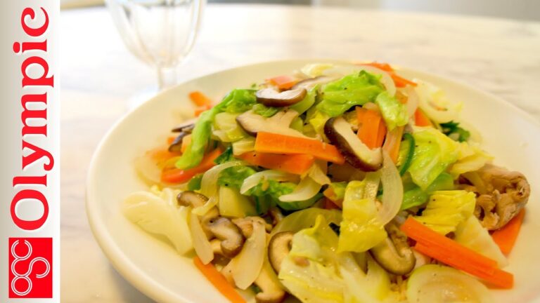 オリンピックの超簡単レシピ　【料理初心者向け包丁の使い方基本講座③】　野菜炒めの作り方　☆包丁の持ち方、切り方に自信のない方向けの動画です♪