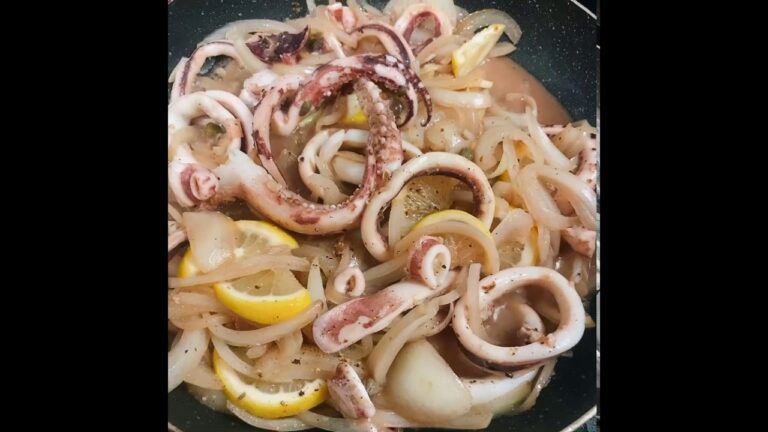 イカのレモン炒め煮
